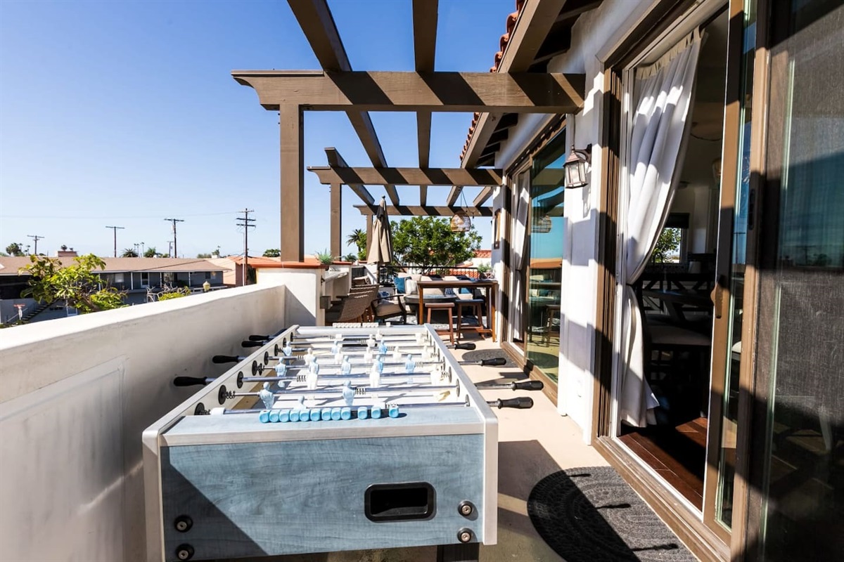 Nothing brings friends and family  (and trash talking) together like Fooseball