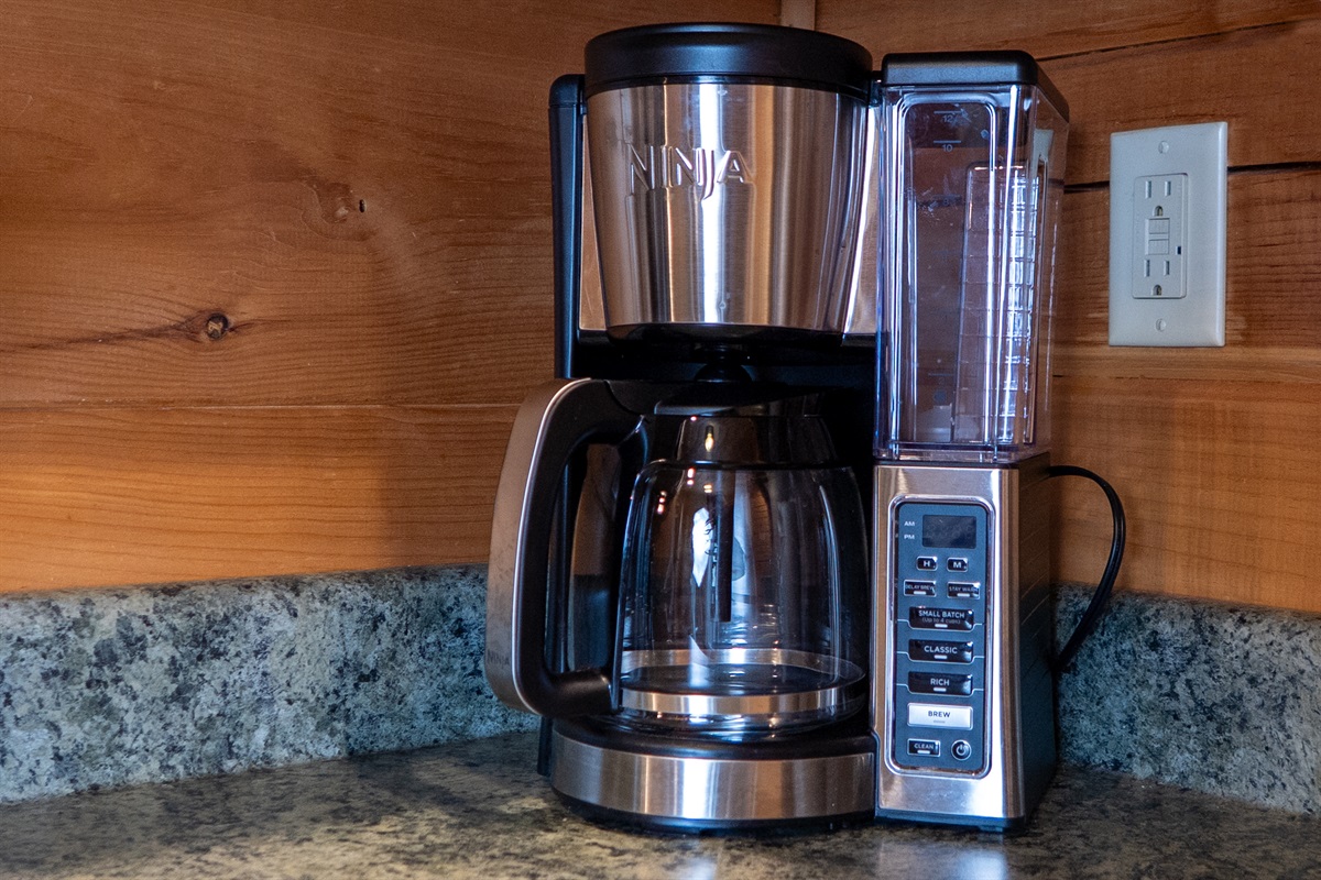 Start your day right with a fresh brew - one of two coffee makers available across the two townhouses.