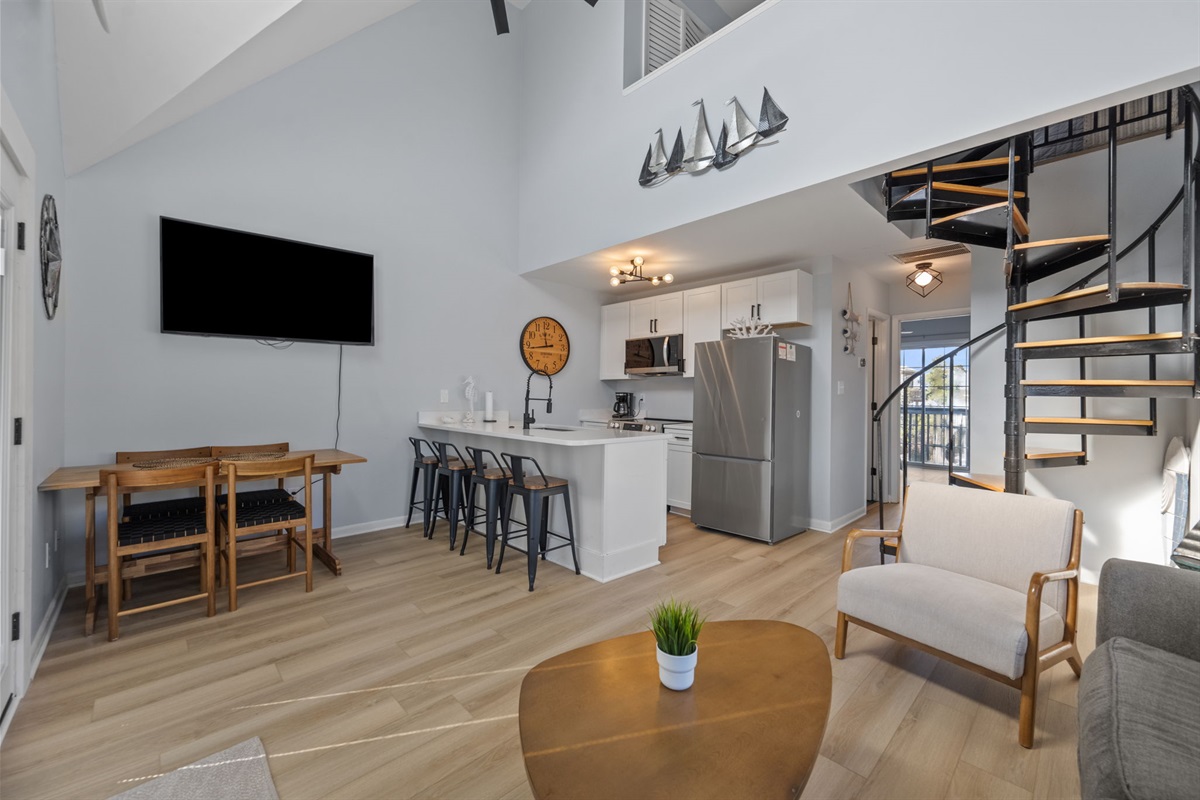 Step inside to the beautifully updated & spacious living area