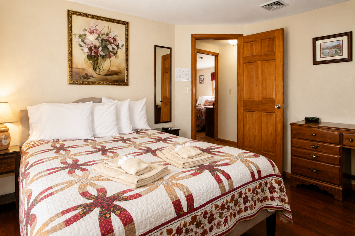 Bedroom #1 with queen bed