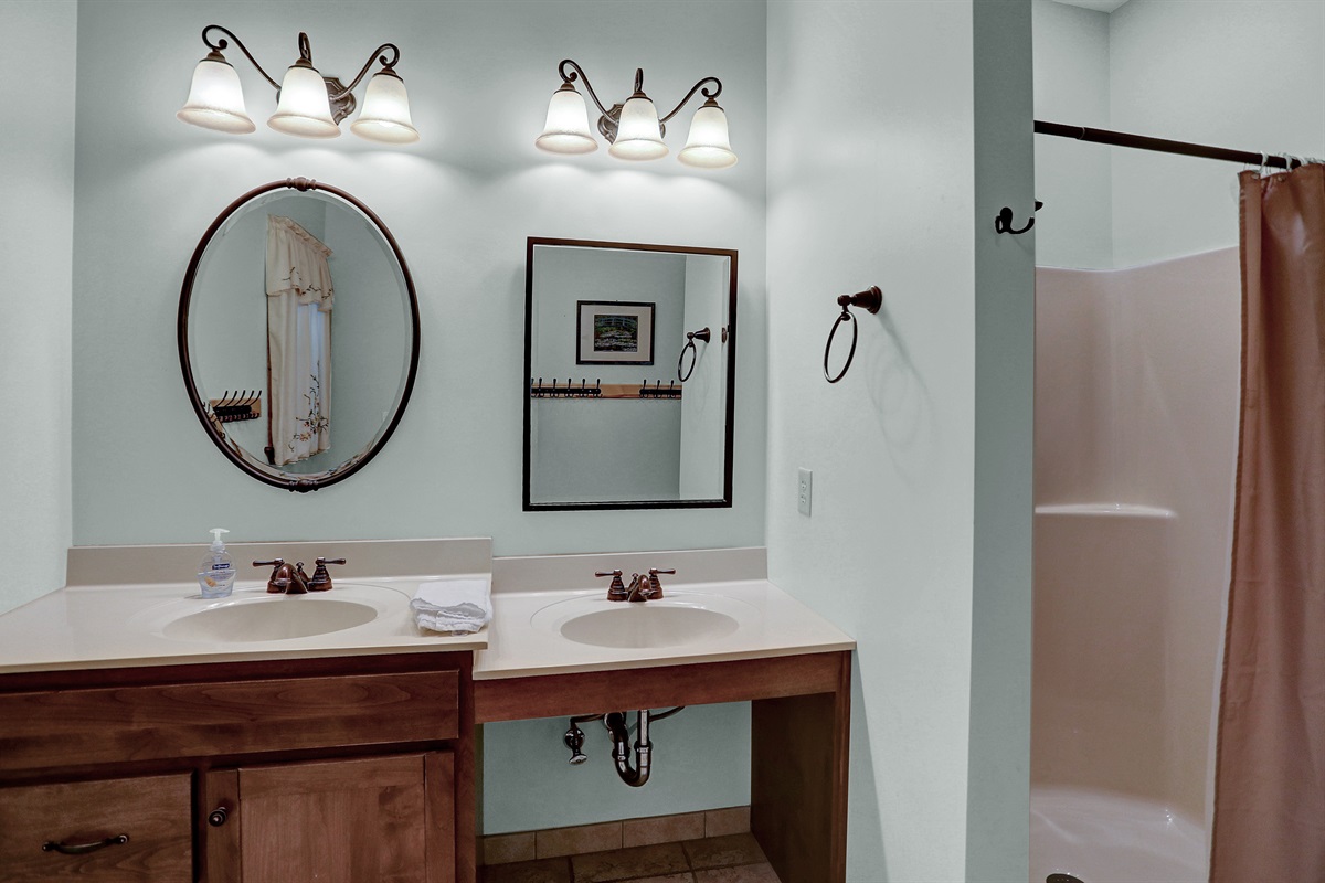 main level full bathroom