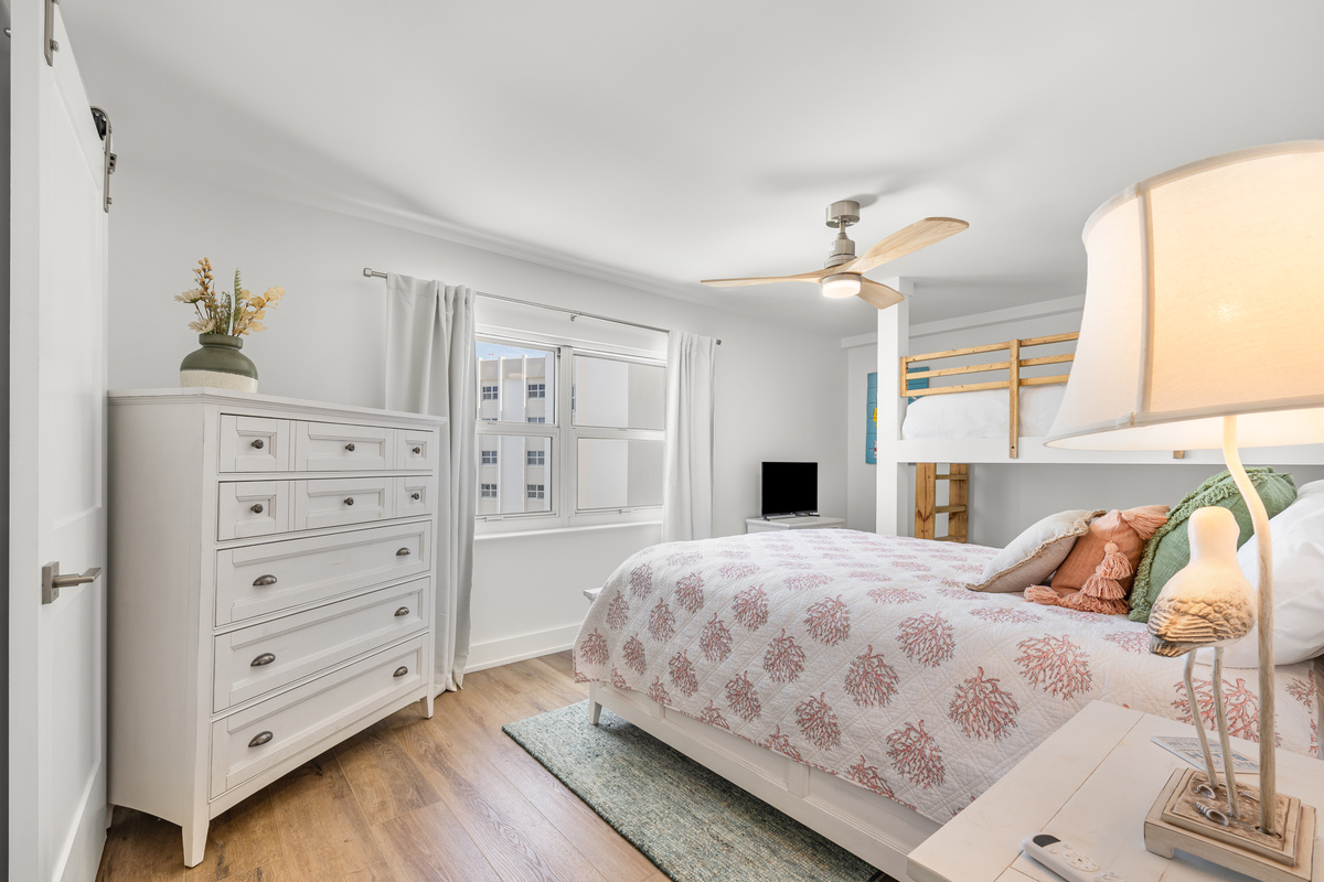 Guest Room B. Queen and Bunk Bed