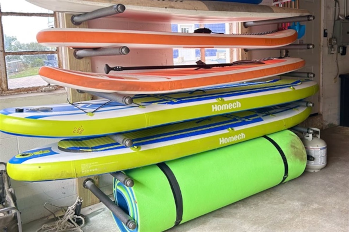 Paddle-Boards, Lily Pad, Kayak, Life-Jackets, Beach Carts, Beach Chairs, Beach Umbrellas, Toys, Coolers, All Included