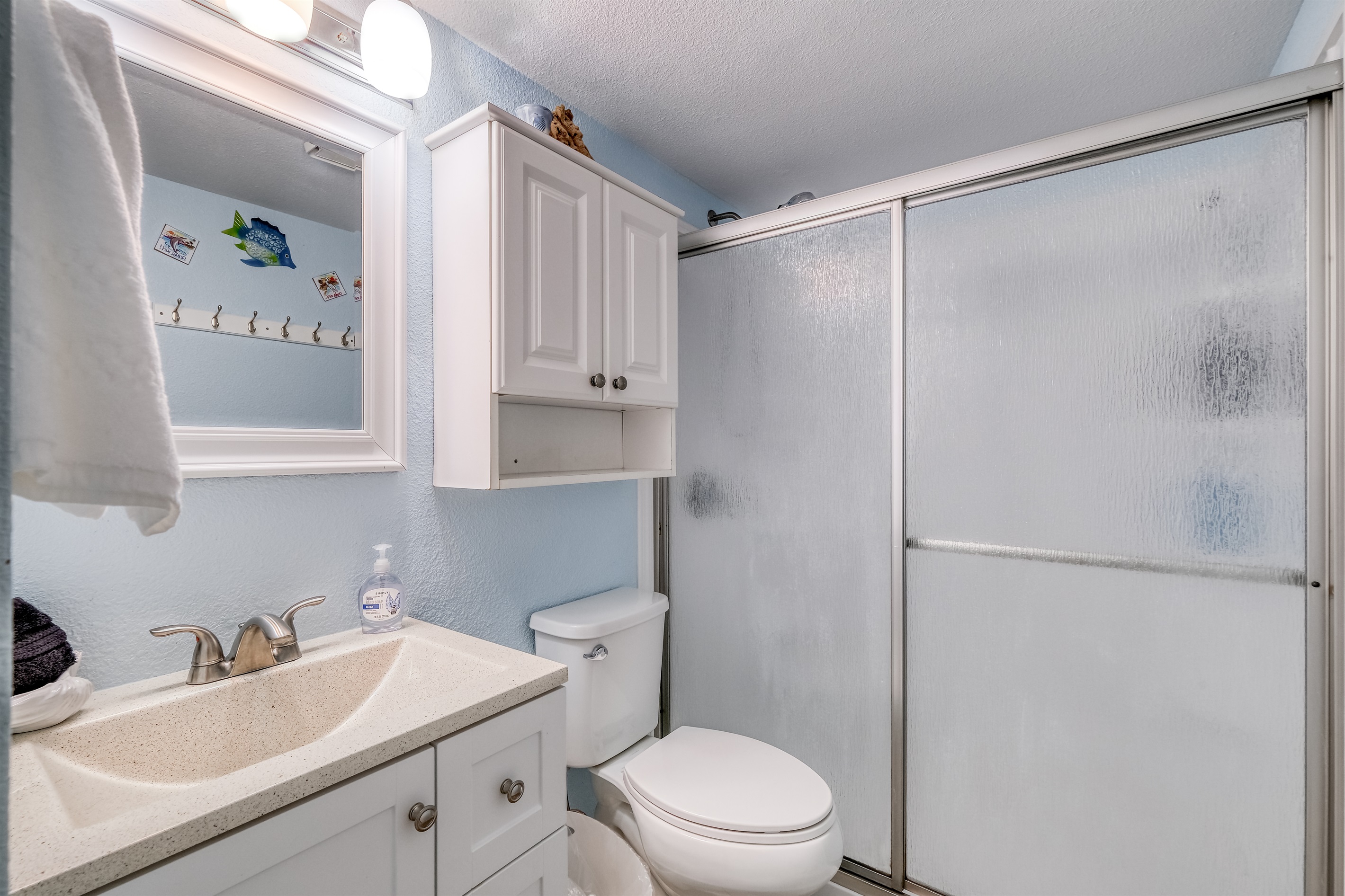 Bath with walk-in shower