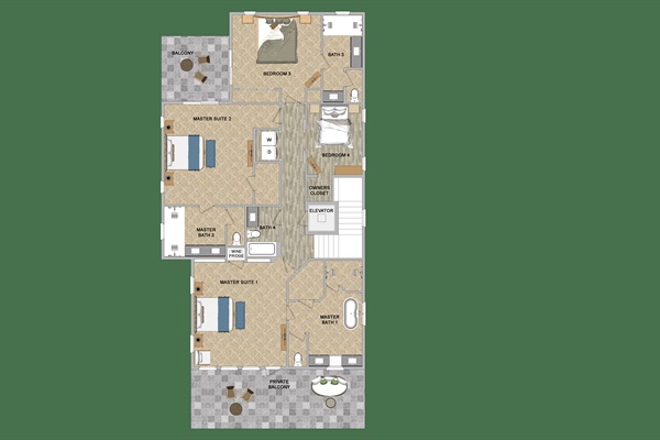 3rd Floor Floor Plan