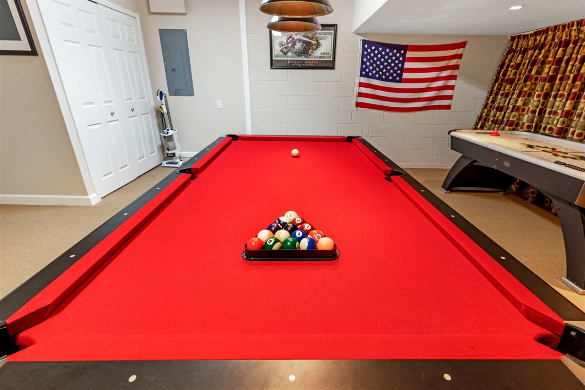 Pool table for fun times!