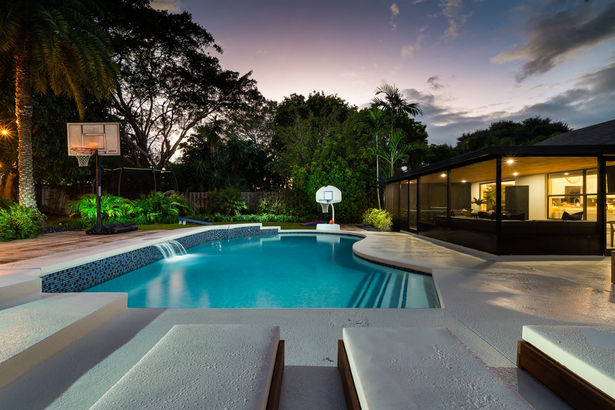 Stunning Florida skies in the most ideal Delray beach home.