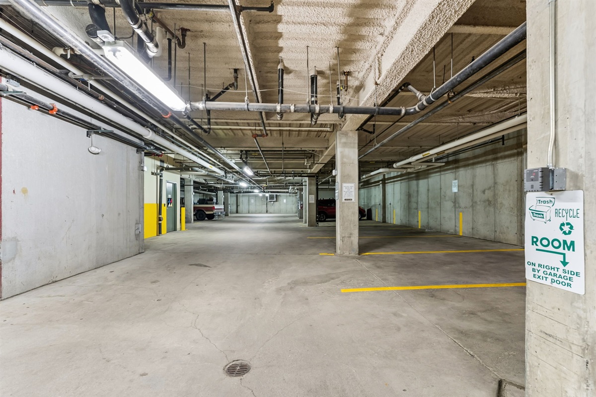 Underground heated parking