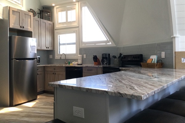 Well equipped, large kitchen