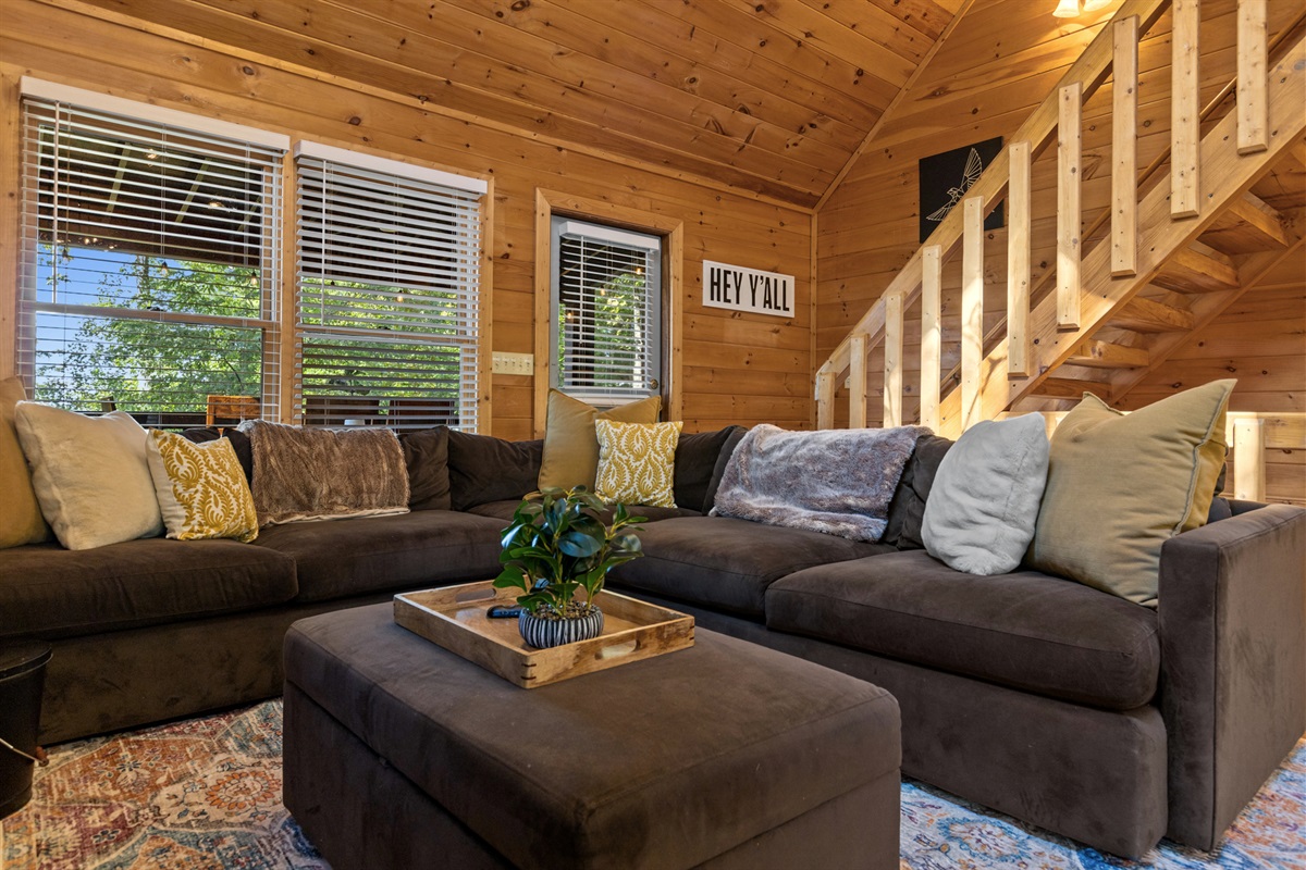 Every detail whispers comfort. This wooden retreat is where relaxation begins.