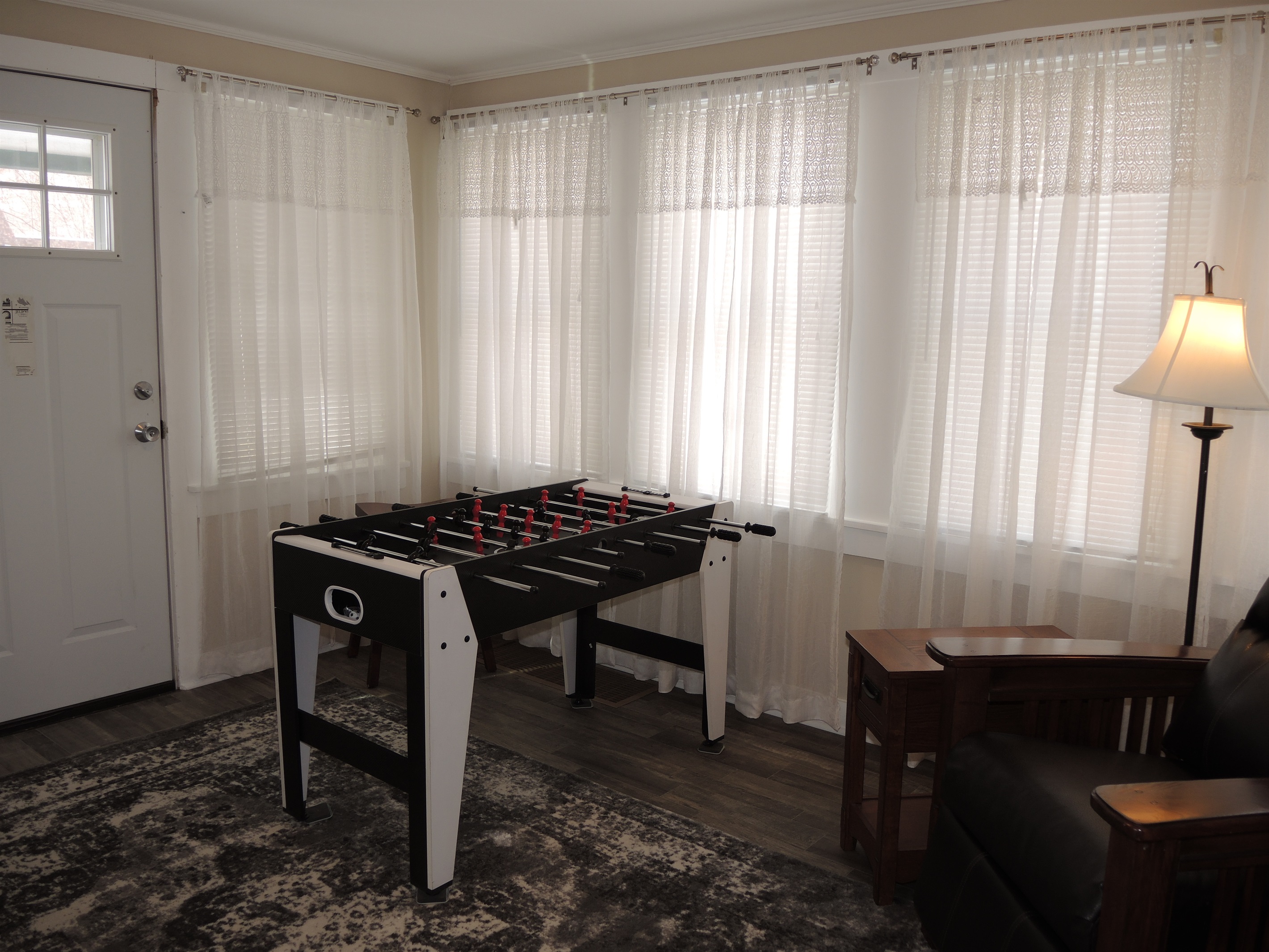 Entry area w/Foosball
