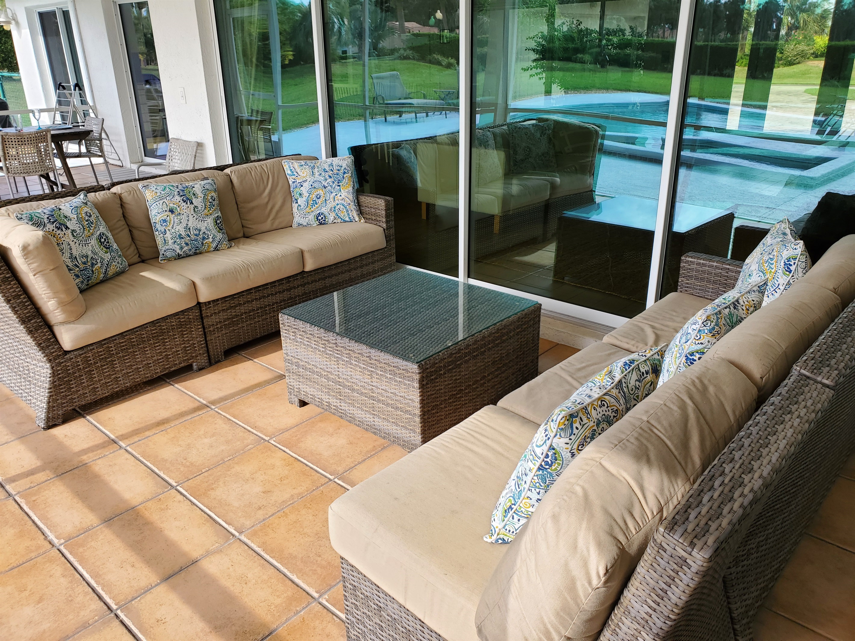 Couches on Lanai