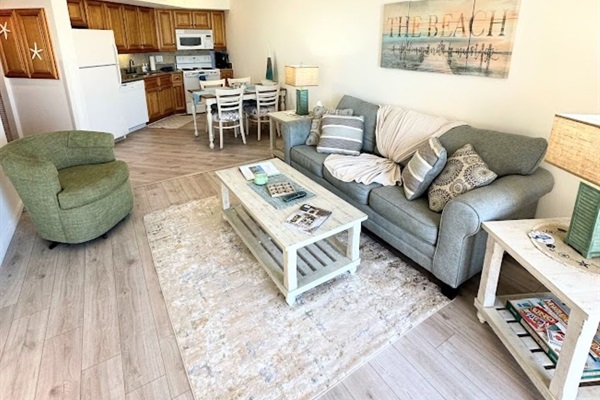 Living Area with Pull out sofa