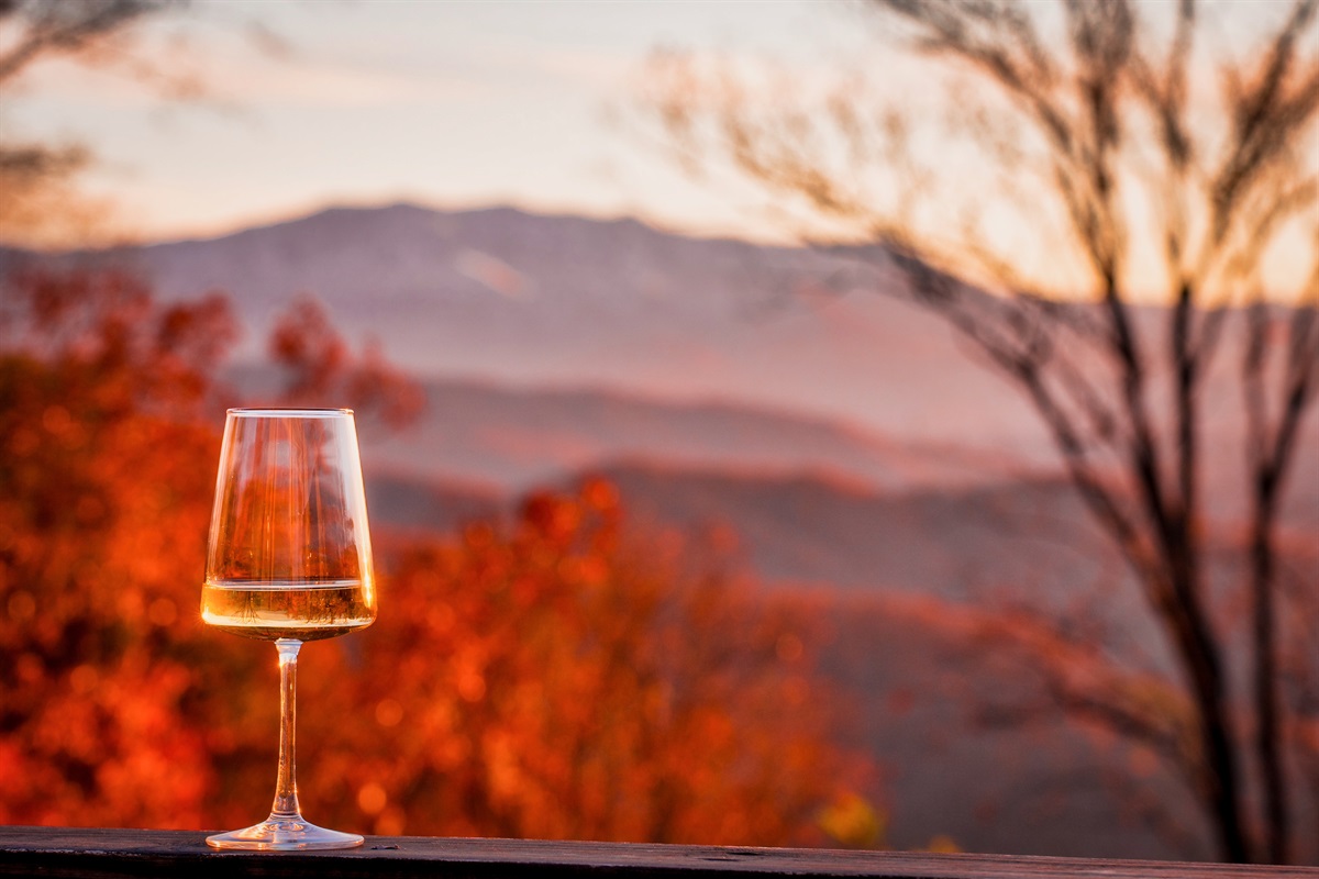 Wine tastes better with a view. Cheers to hilltop sunsets.