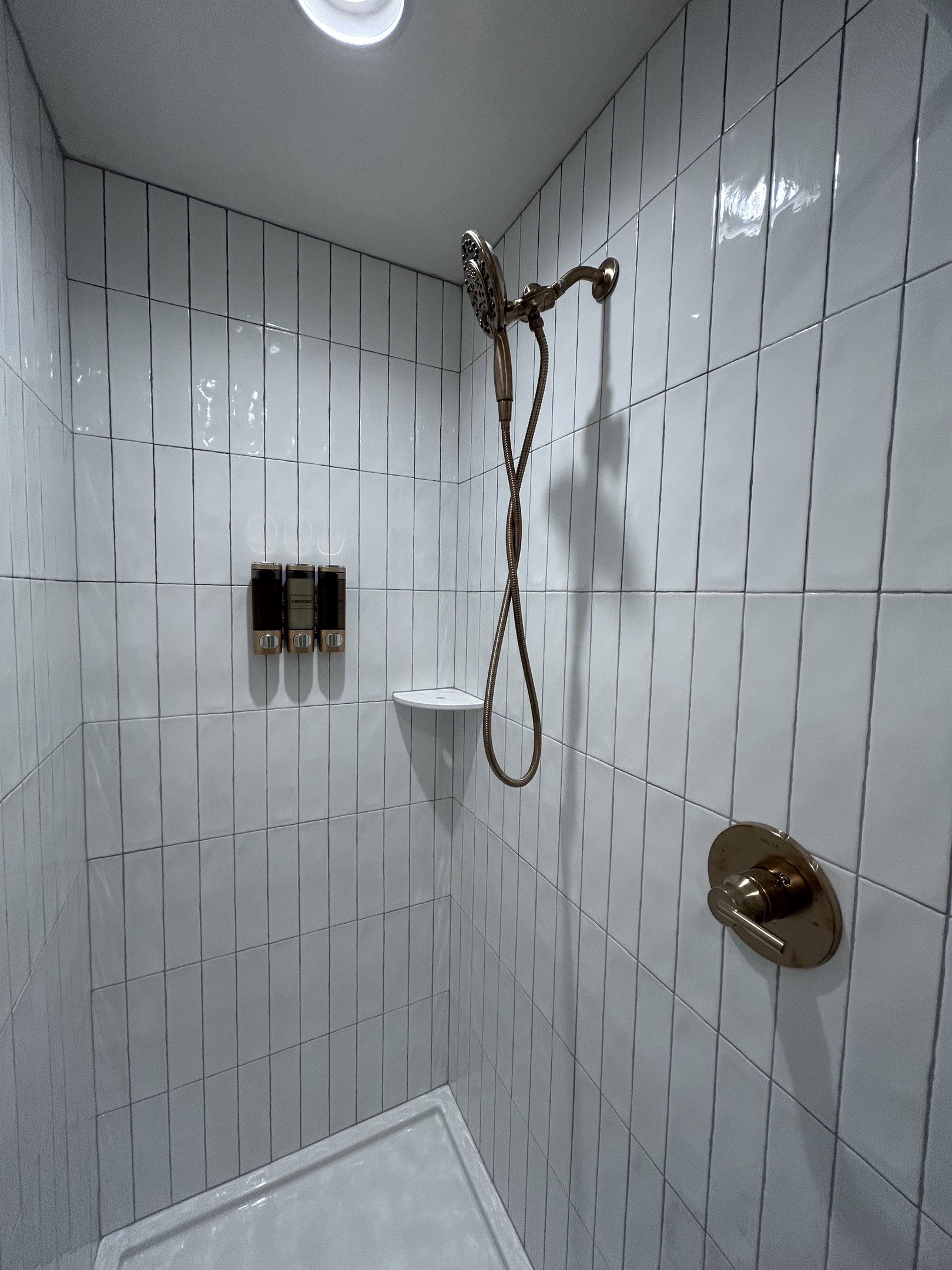 Upstairs bathroom shower