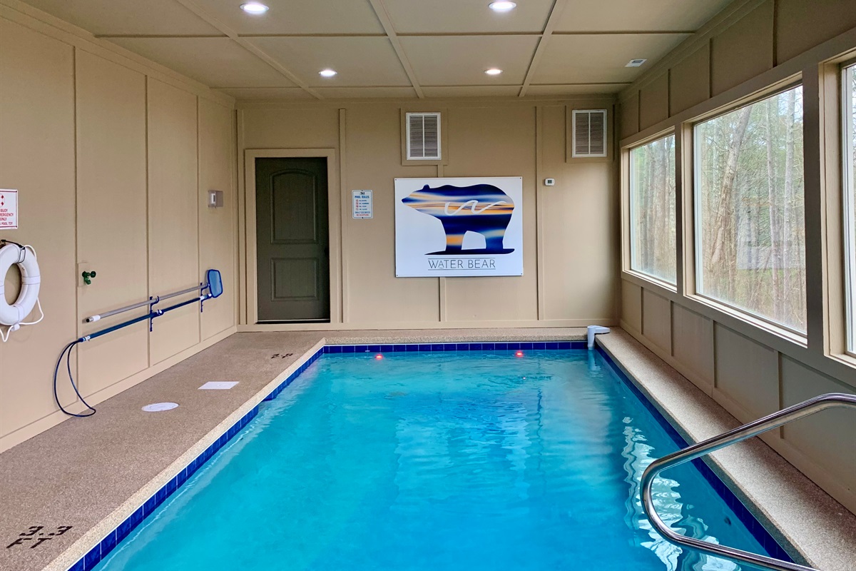 Heated Pool 82º The kids can enjoy the pool and you can see them from the living room!