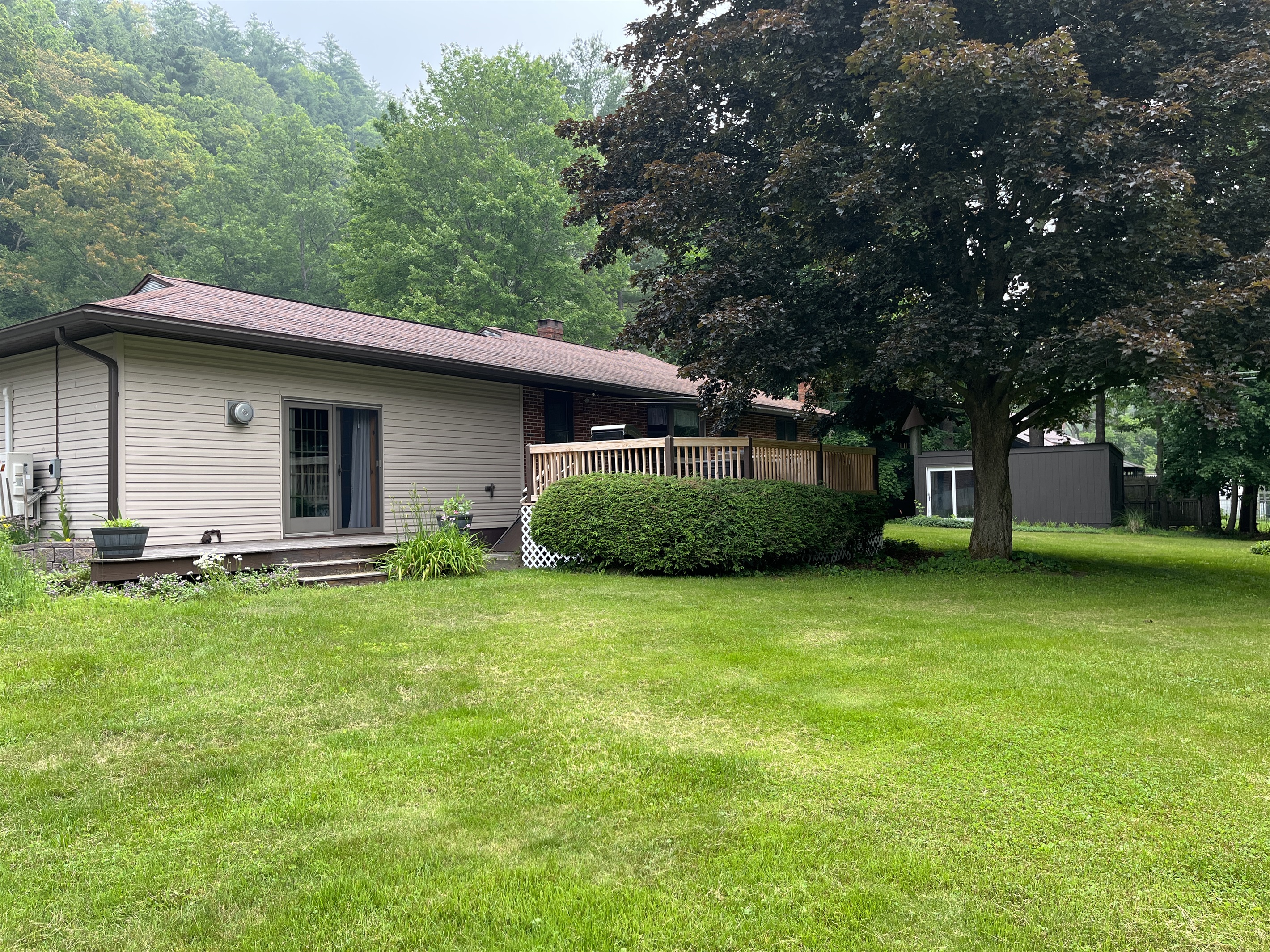Rear of house from back yard