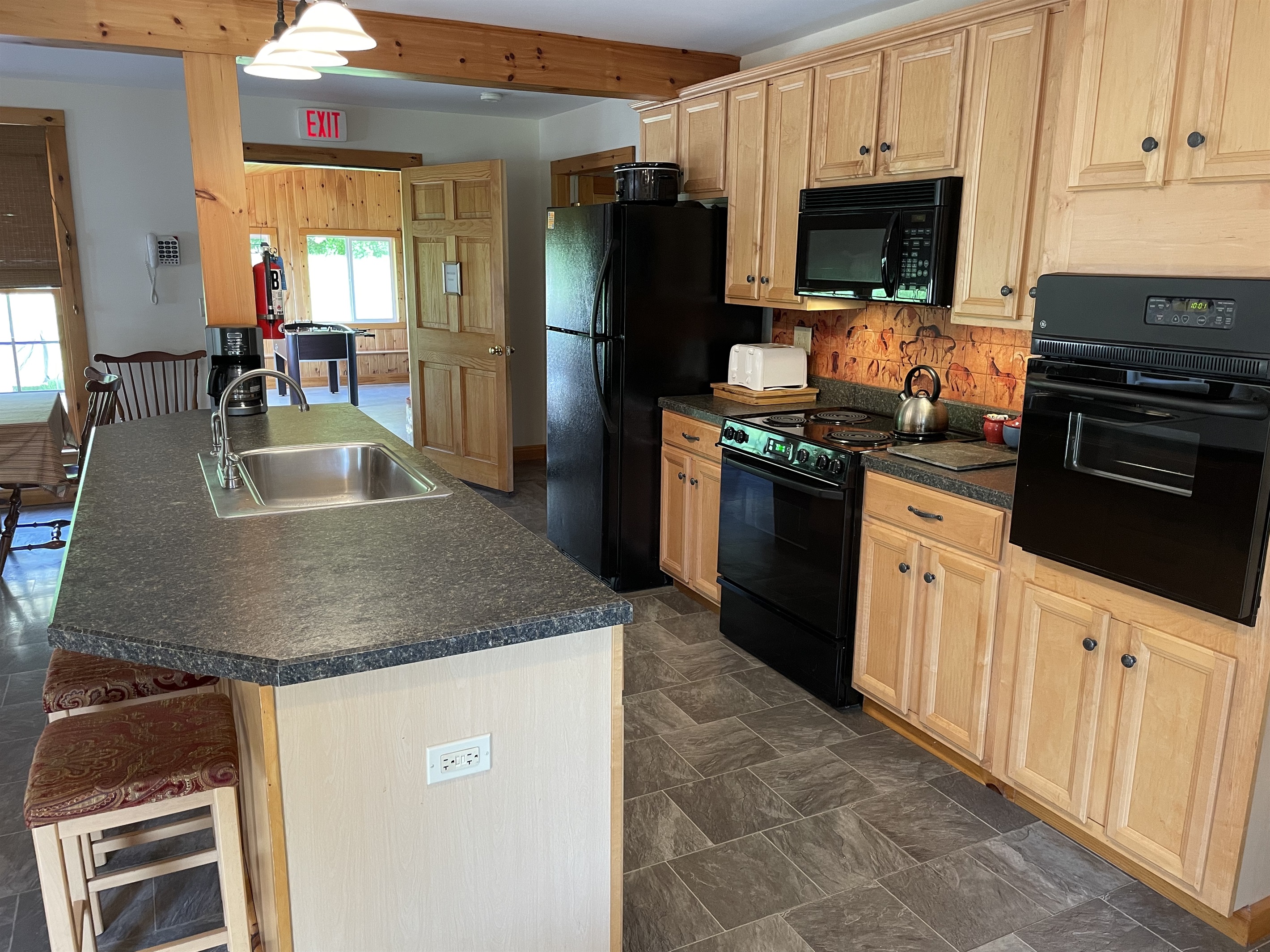 Kitchen into great room