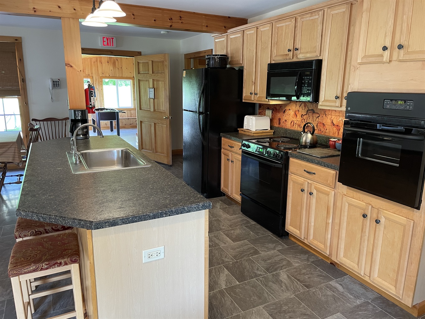 Kitchen into great room