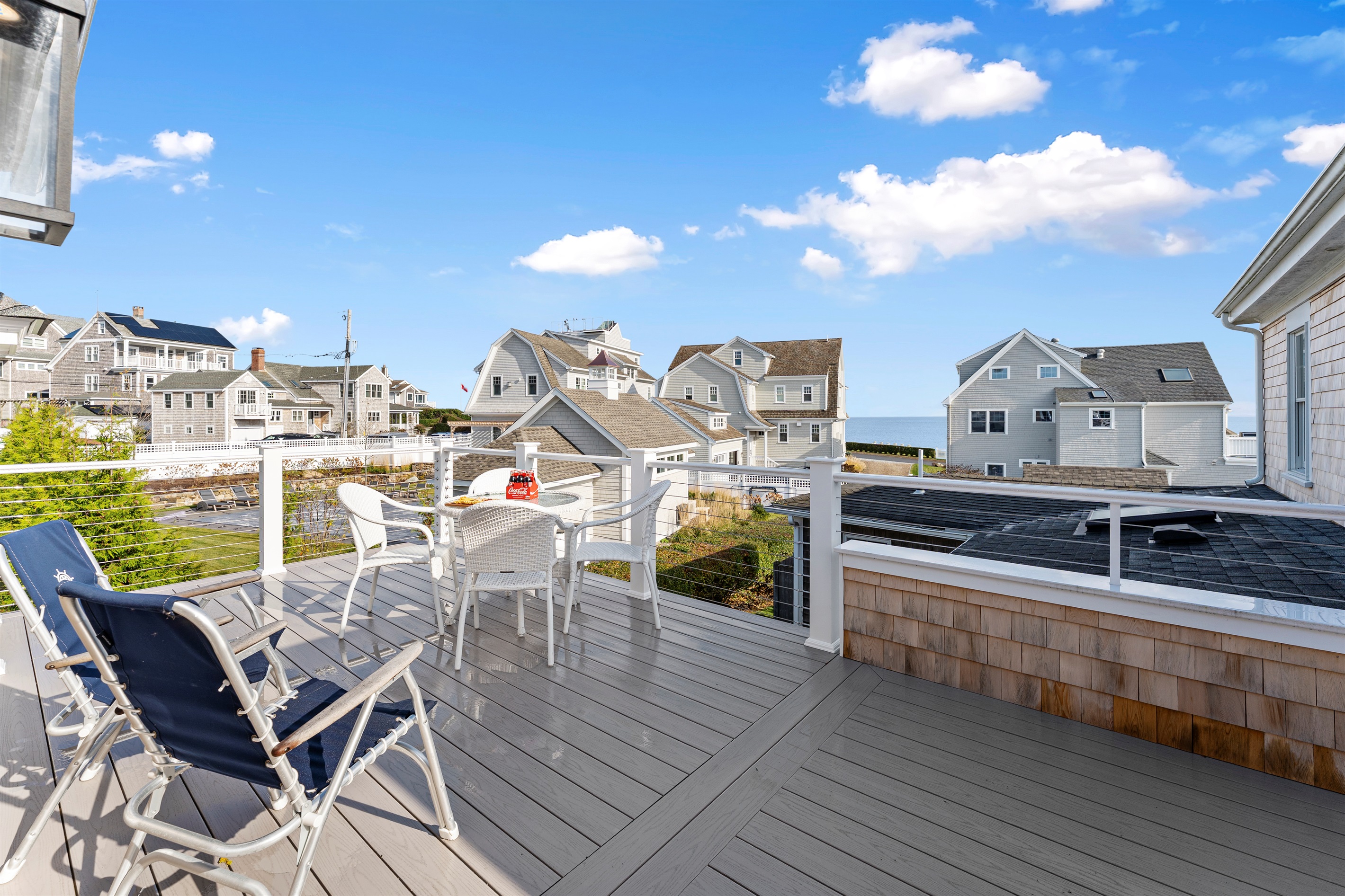 Outdoor dining — perfect for breakfast, lunch, or sunset dinners.