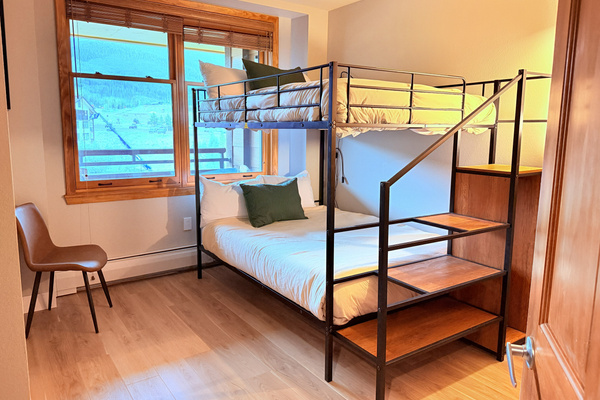 Guest Bedroom: Full over Full bunk beds