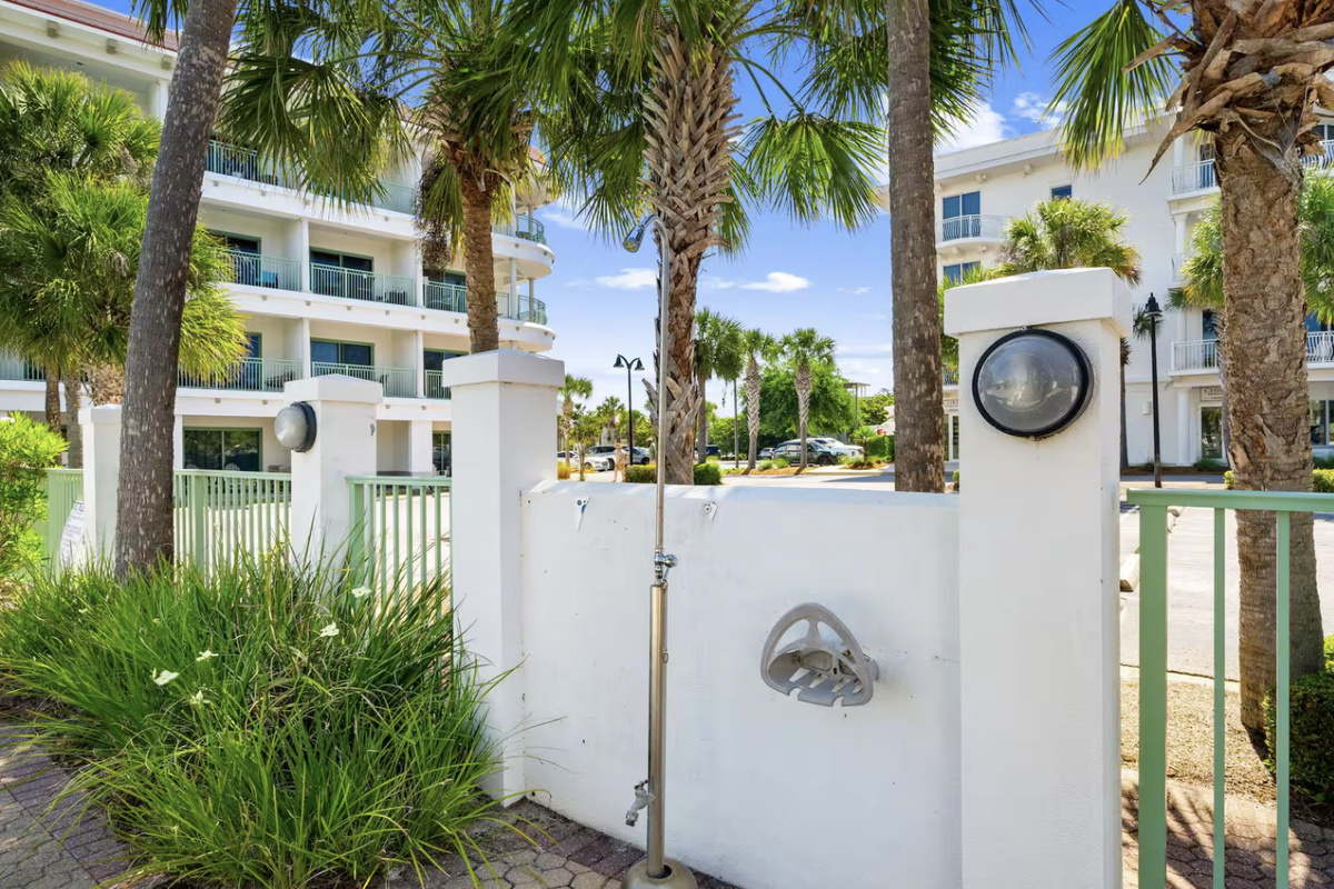 Wash off the sand and soak up the sun in our refreshing poolside outdoor shower.