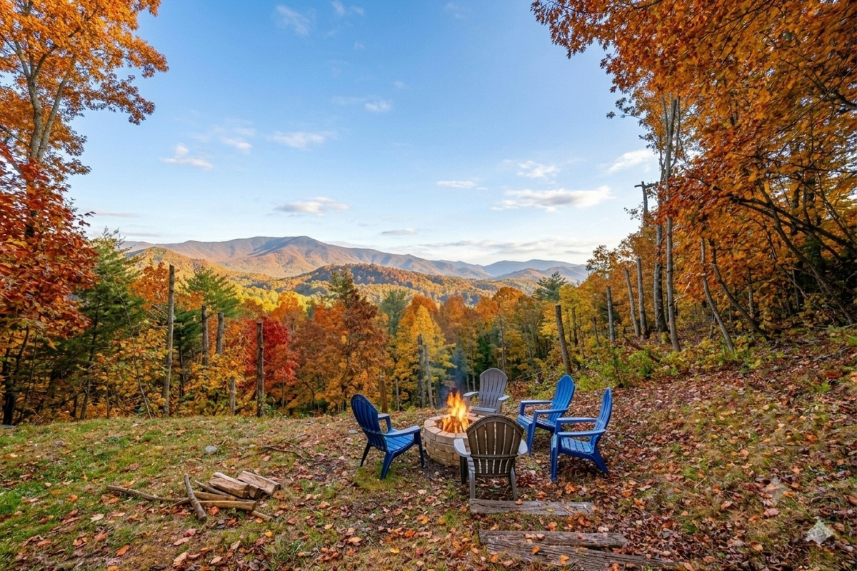 Ignite memories and unwind to breathtaking mountain views in our cozy fire pit retreat.