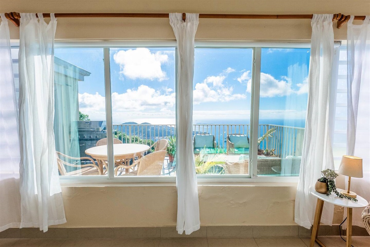 Relax with ocean views from every window in the primary