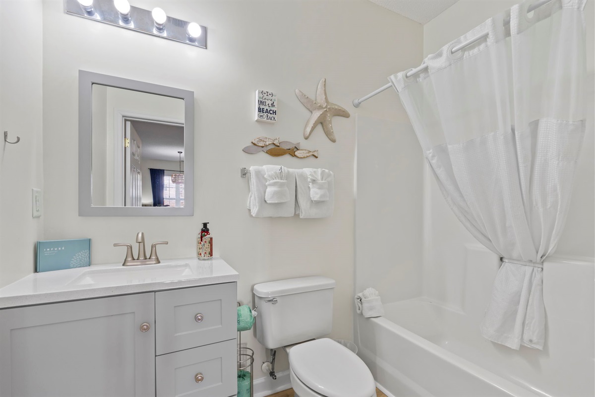 Guest Bathroom connected to Living Room