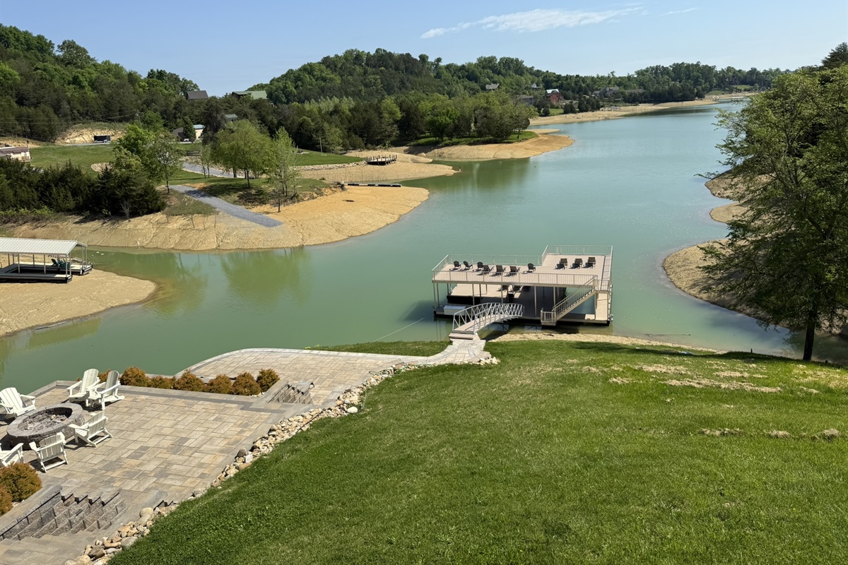 Water Level on 4 28 2025 (Dock is floating)
