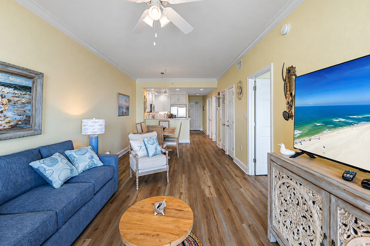Spacious living area...