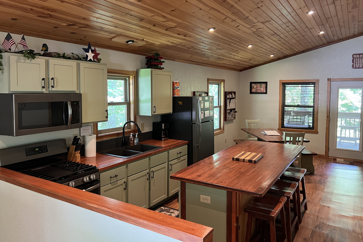 View from cabin main entry