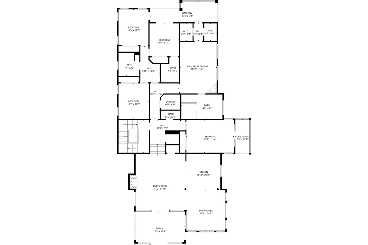 Floor plan of the property