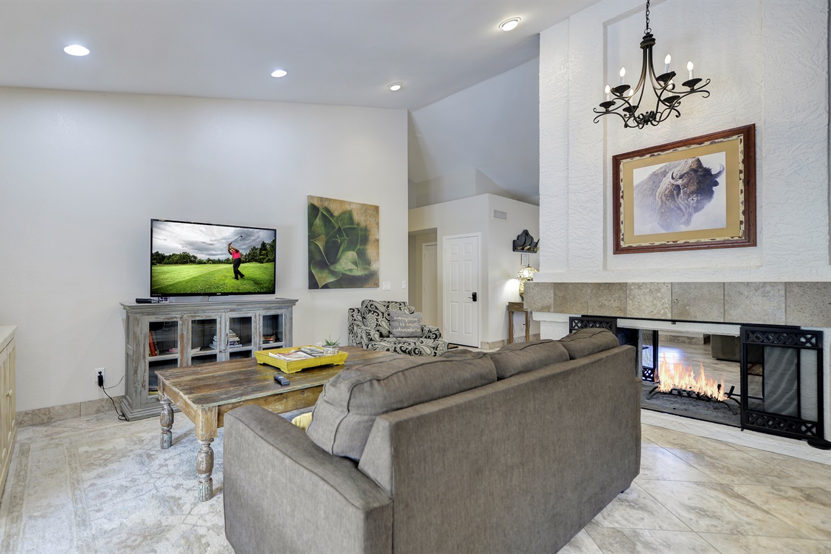 Two Way Fireplace