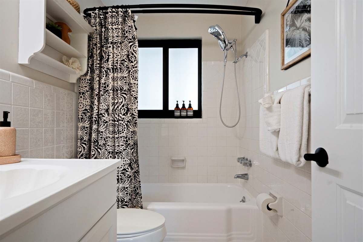 Hall Bath with a tub