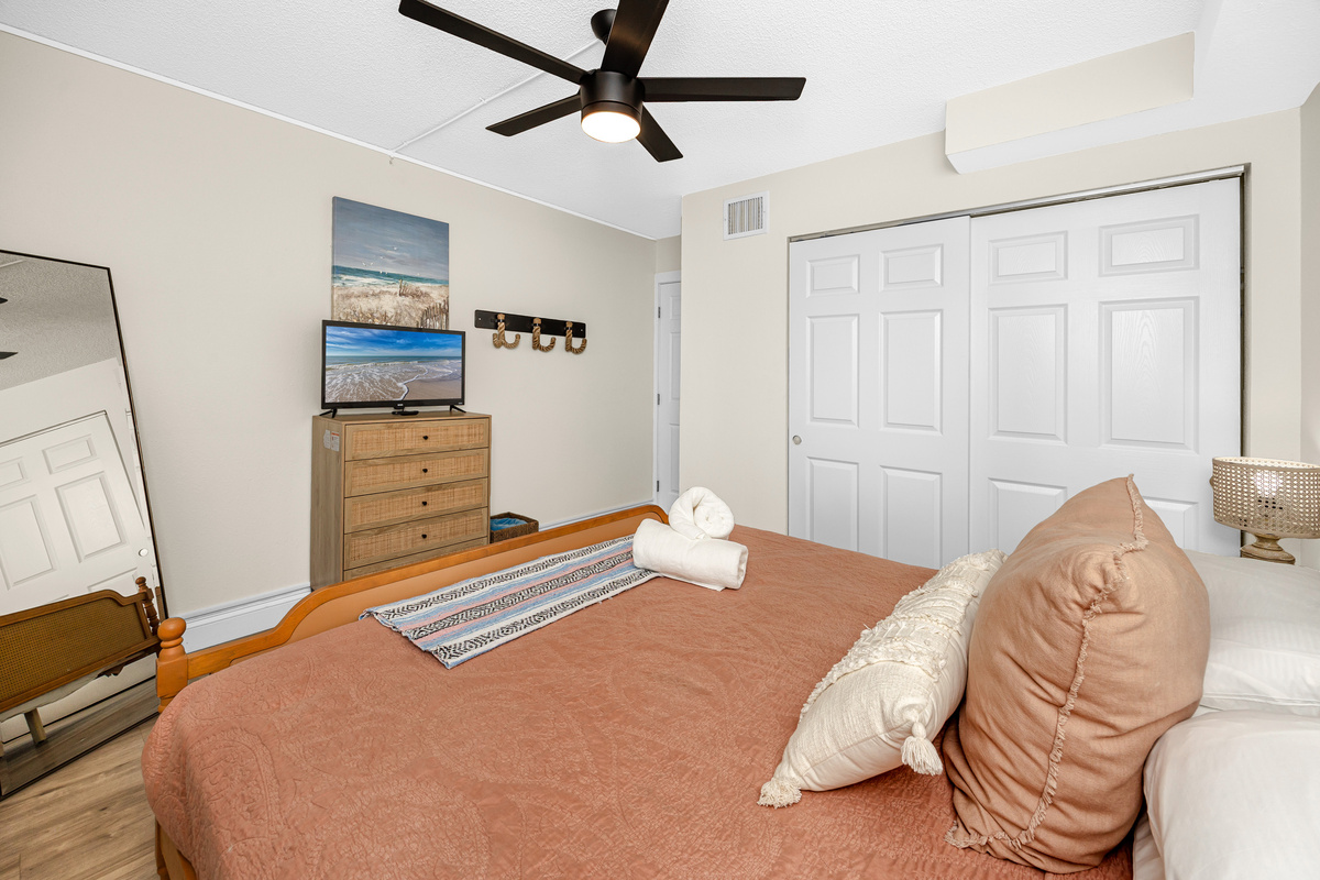 Smart tv in bedroom