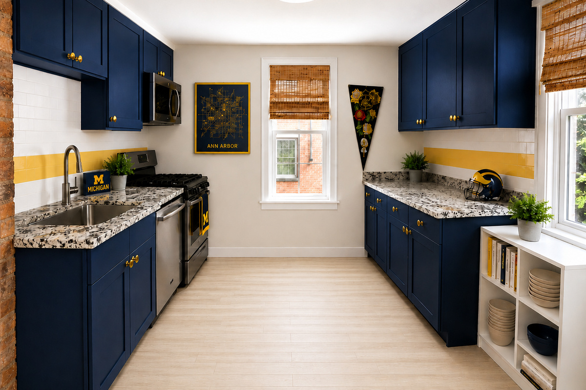 PHOTOS ARE AI RENDERINGS OF FUTURE FURNISHINGS - HOME CURRENTLY UNDER RENOVATION 
