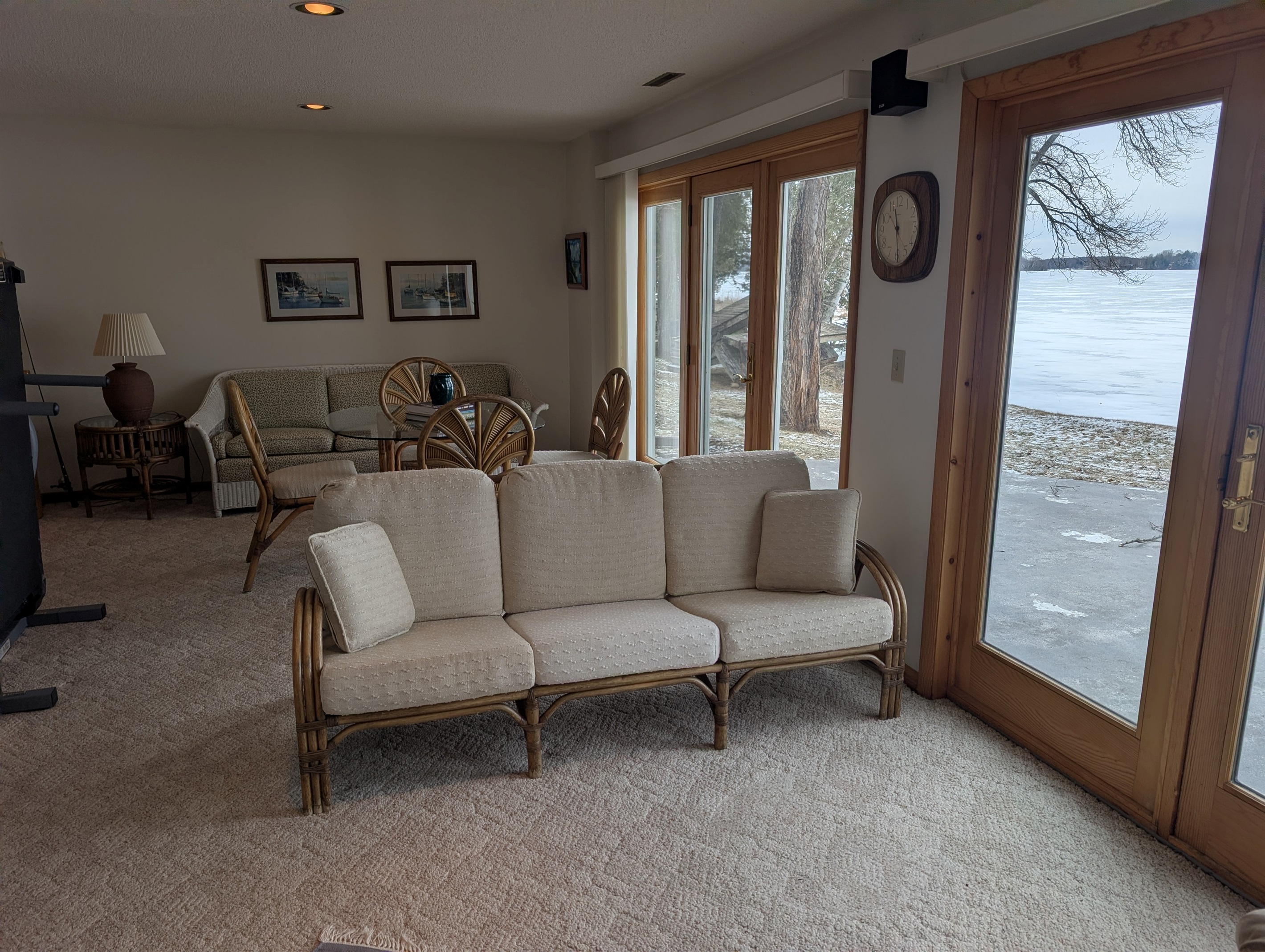 Lower Level Walk Out to Fire Pit Patio