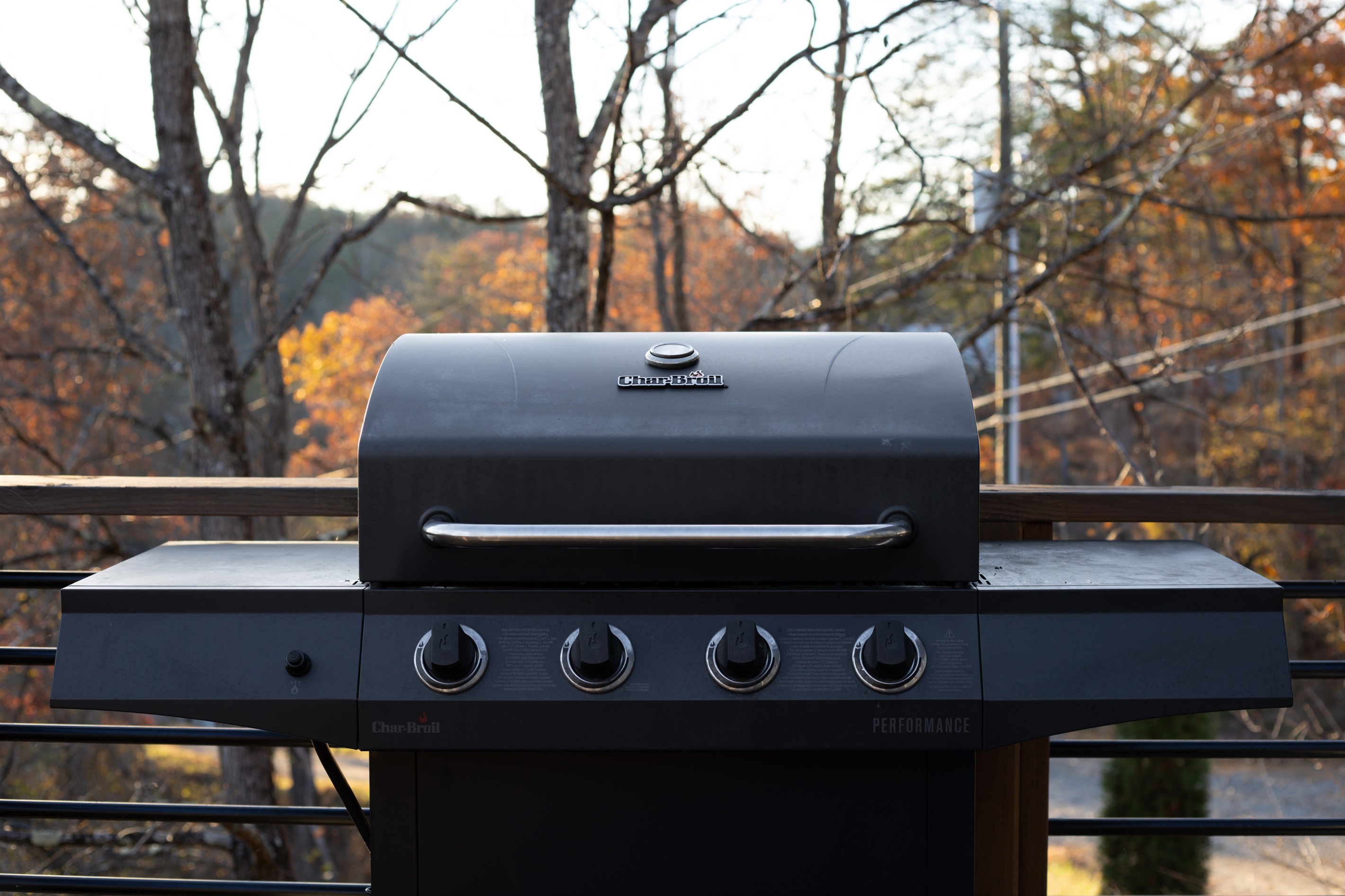 {BBQ Grill} Fire up mountain-view cookouts on the balcony—your own private spot for grilling, gathering, and savoring the fresh Asheville air.