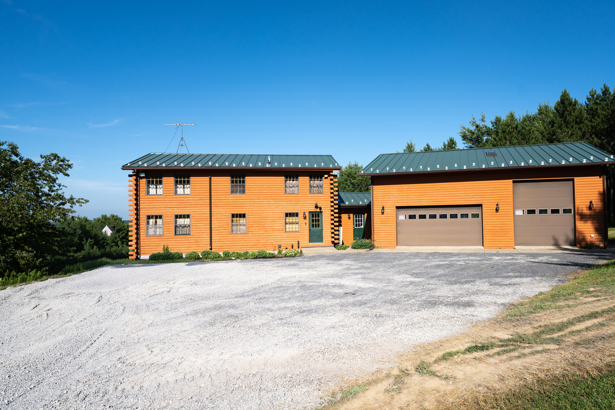 Home exterior with attached garage