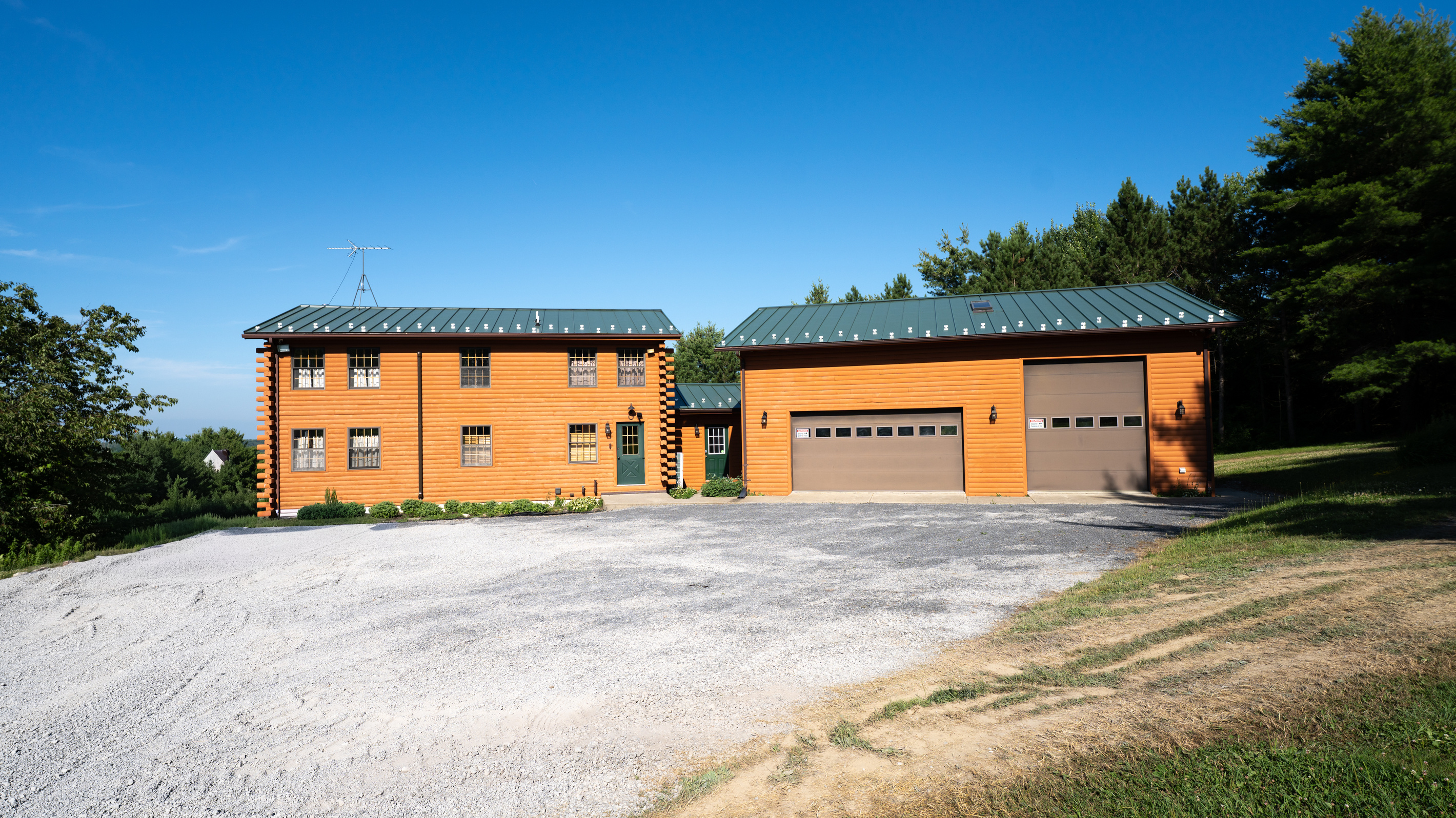 Home exterior with attached garage