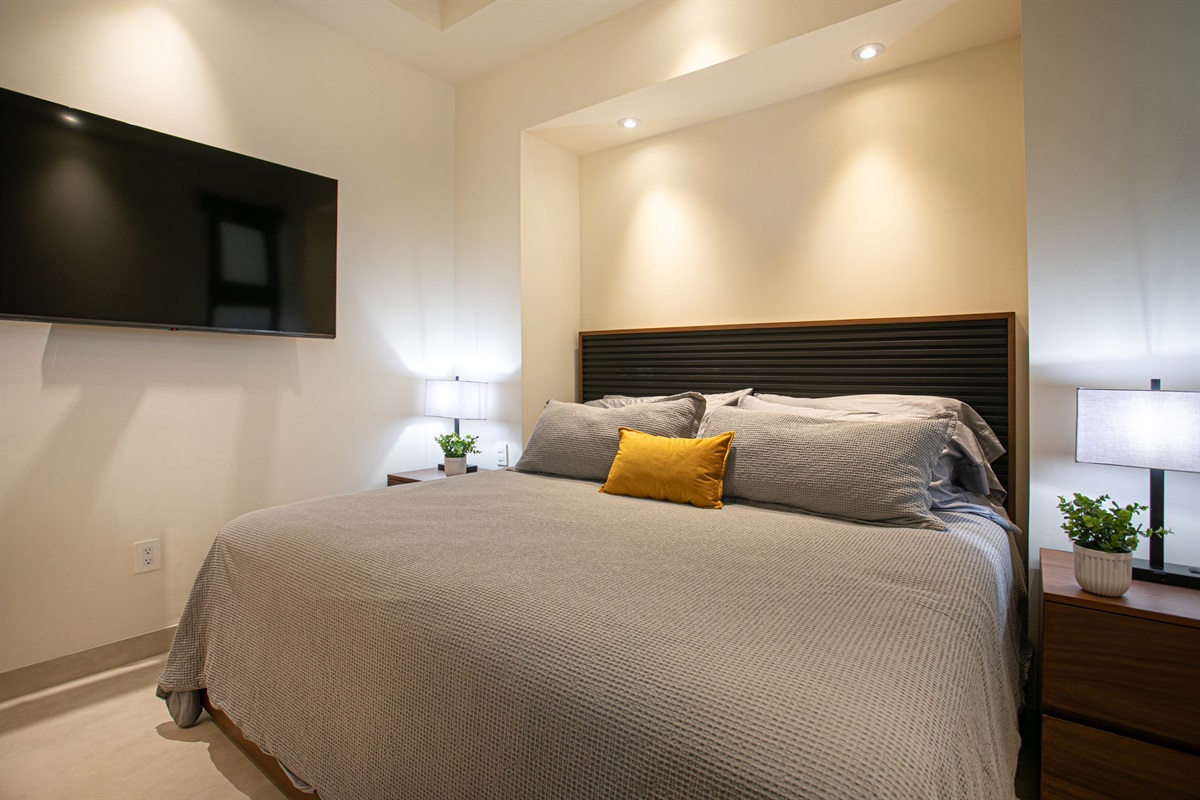 This is the guest bedroom for your relaxation.