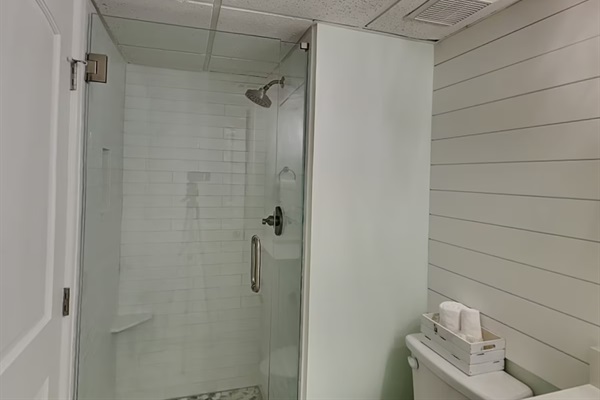 Bathroom with walk in shower