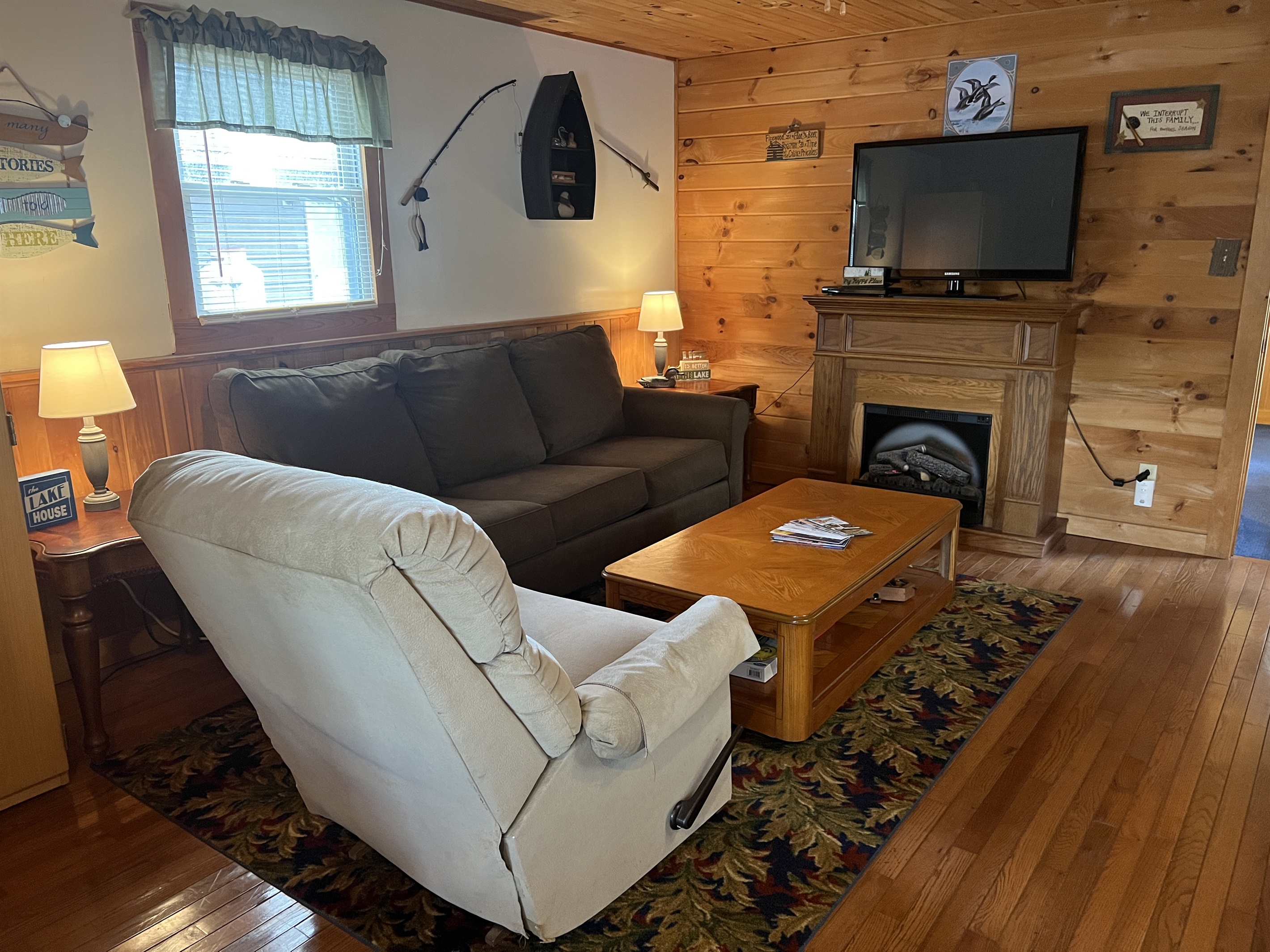 Comfy living room area for relaxing
