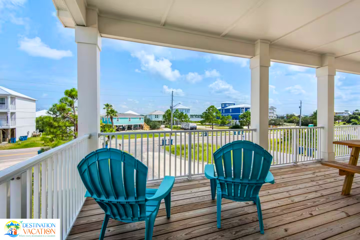 Relax outdoors while enjoying peaceful neighborhood views.