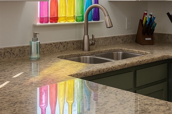 fully stocked kitchen