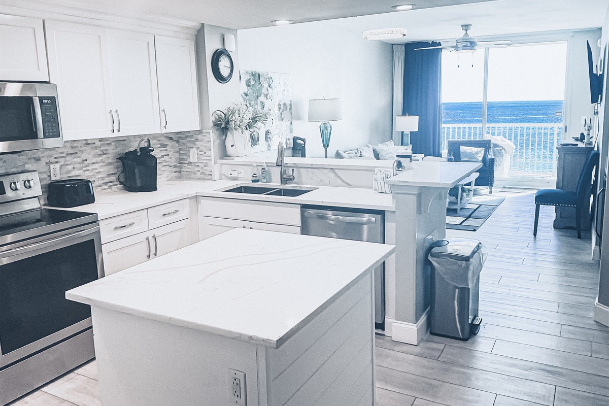 Kitchen and Living Room