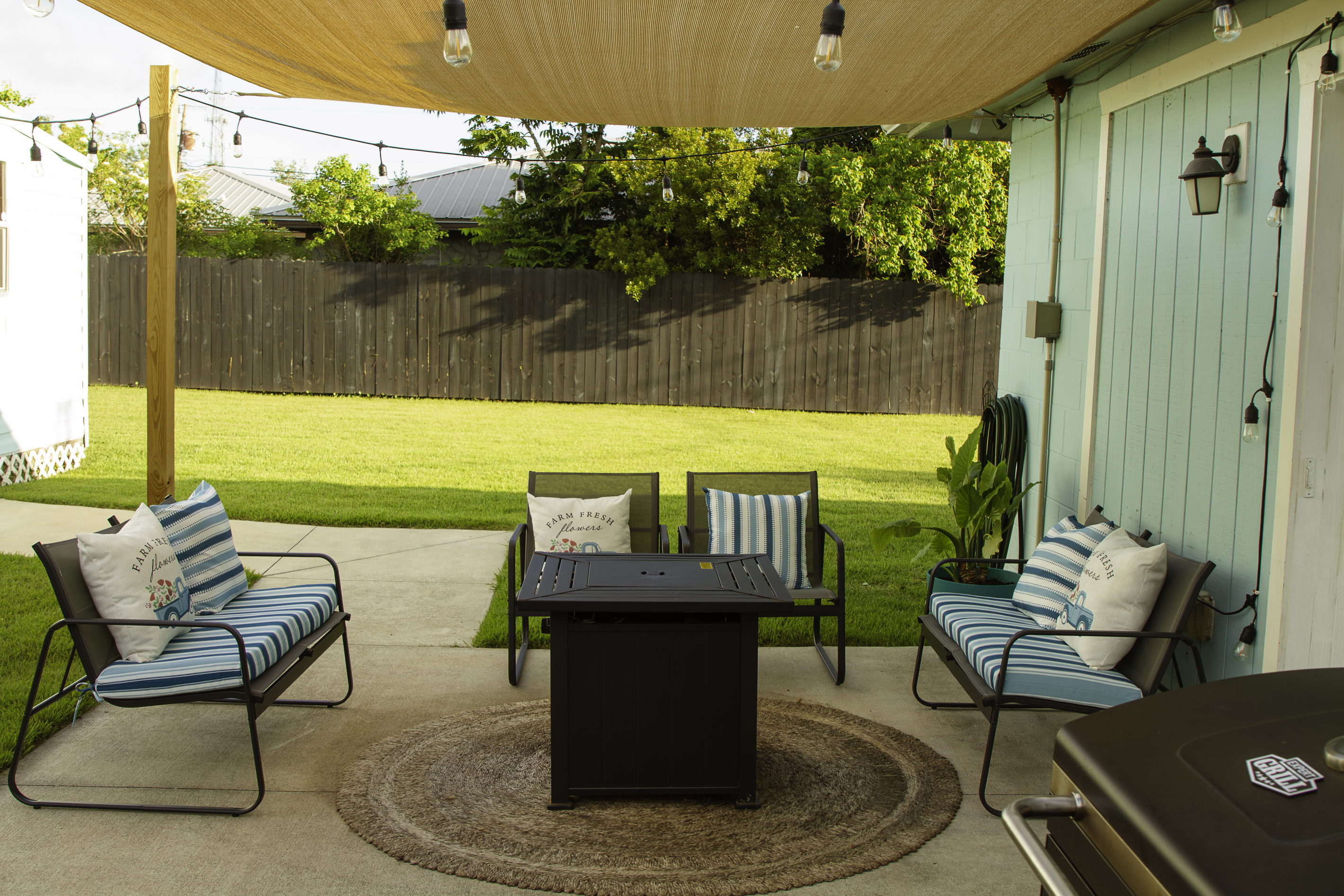 Another angle of the patio