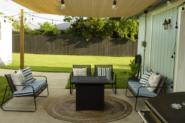 Another angle of the patio