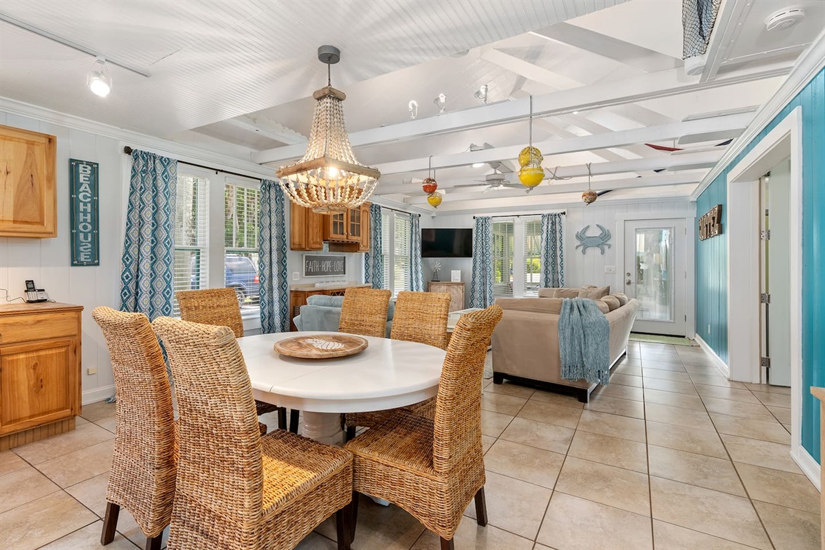 Open dining & Living area